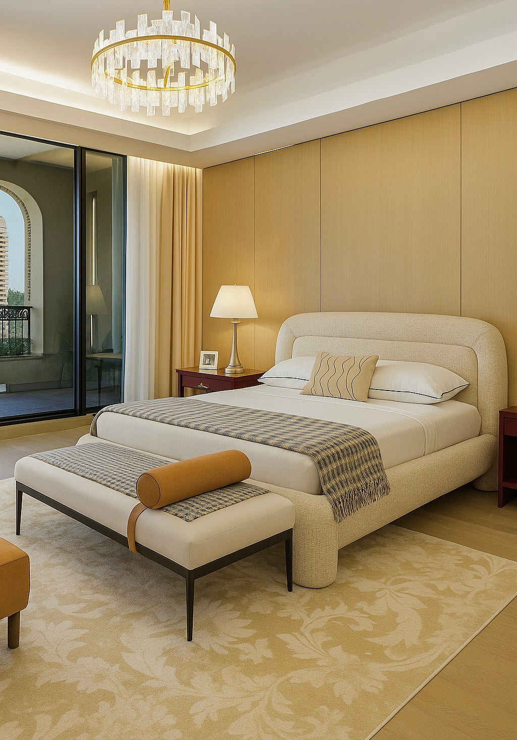 Sao Paolo- Luxury Upholstered Bed