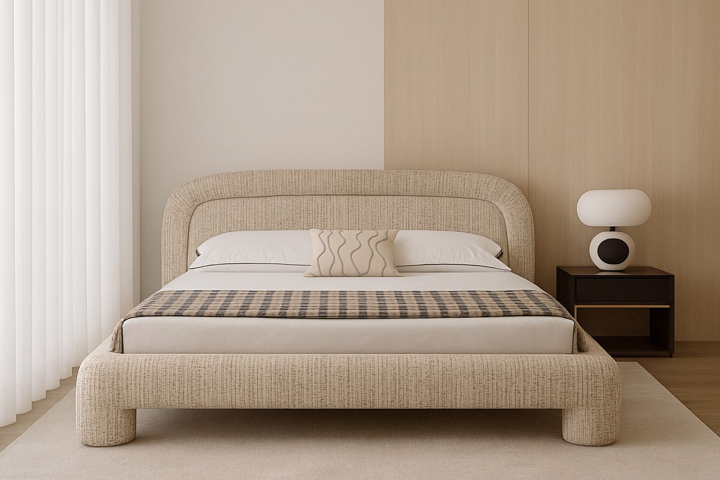 Sao Paolo- Luxury Upholstered Bed