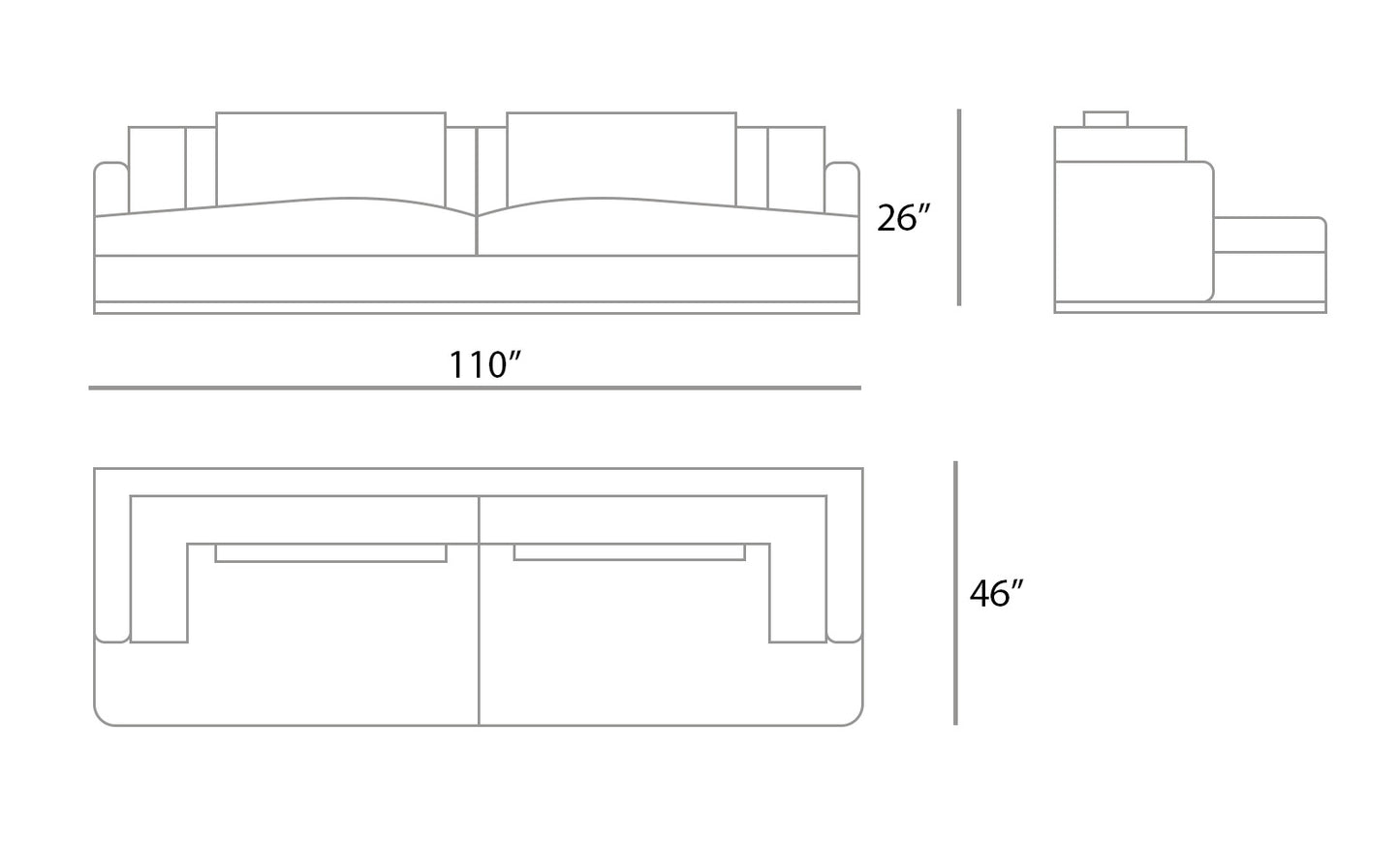 Salermo Compact Sofa