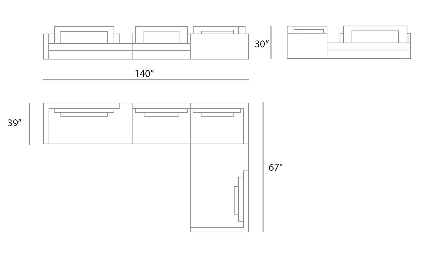 Giacomo Large Sectional