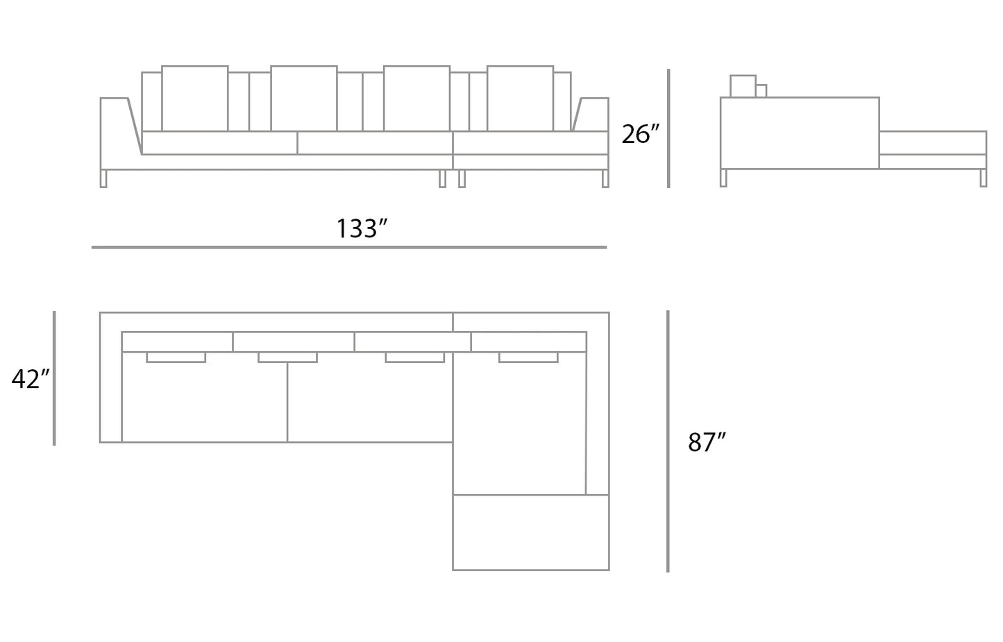 Concetto Sectional Sofa