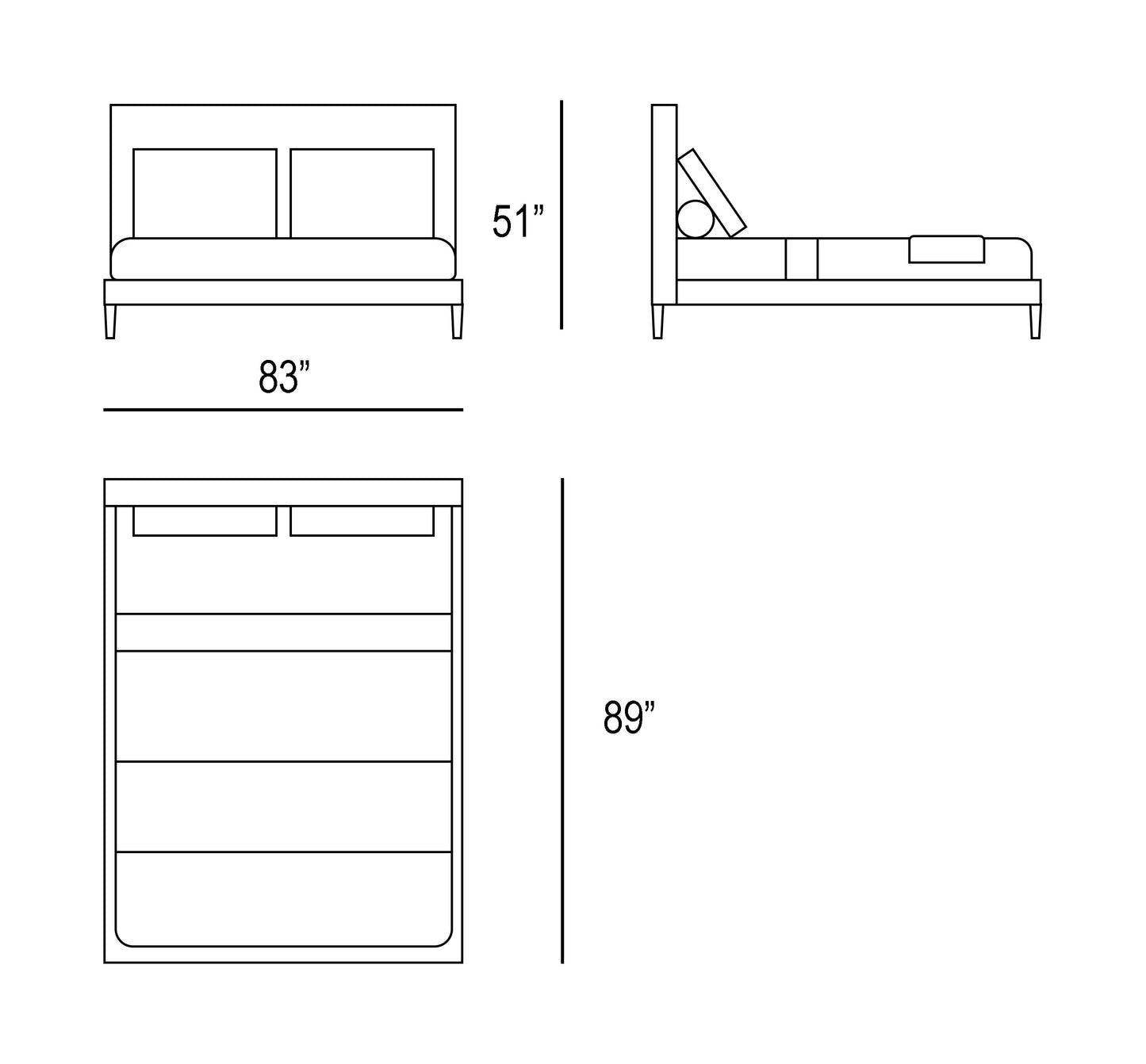 Geronimo Queen Bed