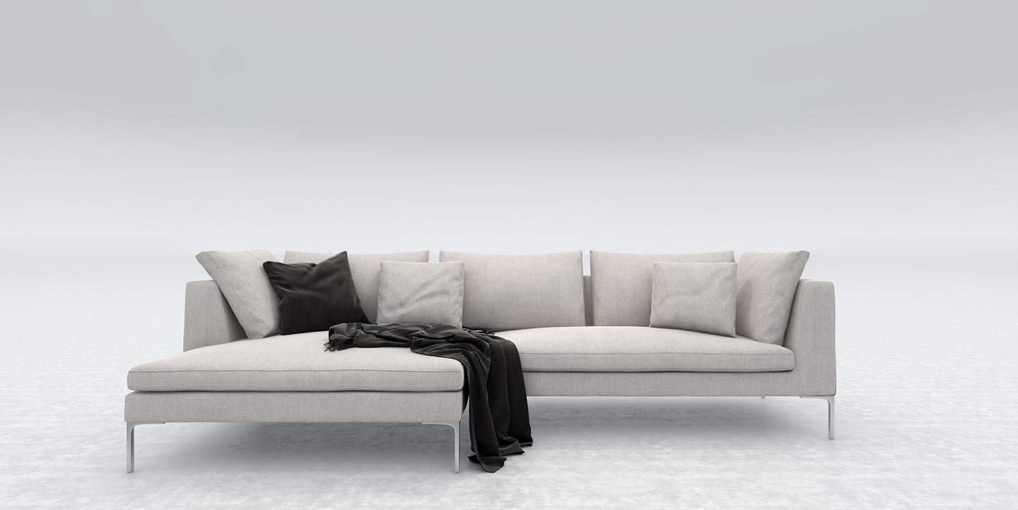 Bernard Sectional Sofa Wide Chaise