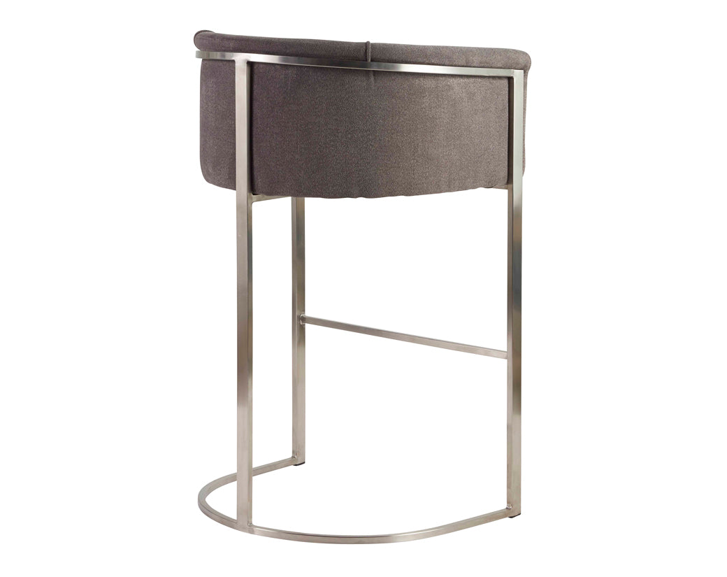 Brussels Gray Stool