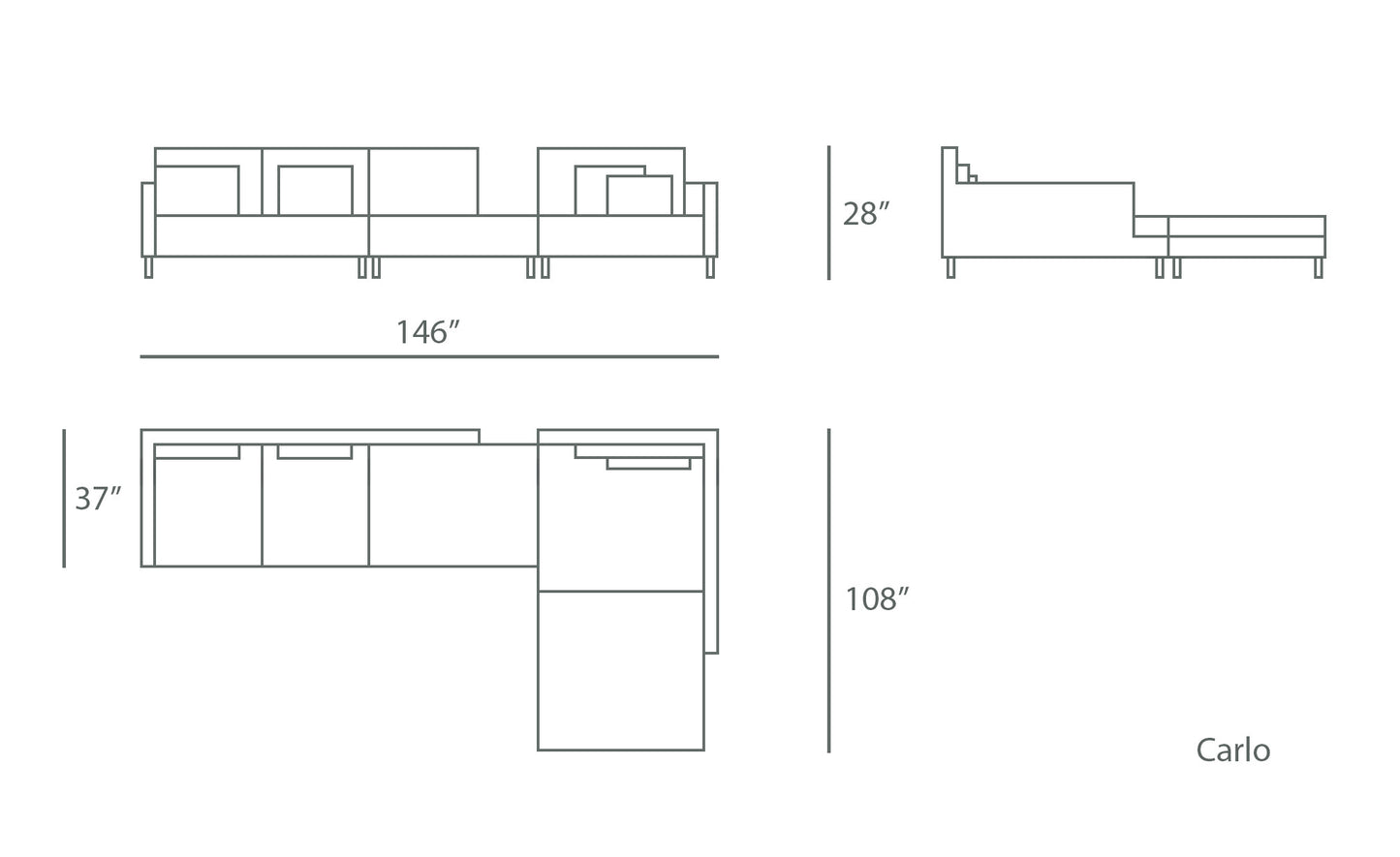 Carlo Sectional Sofa