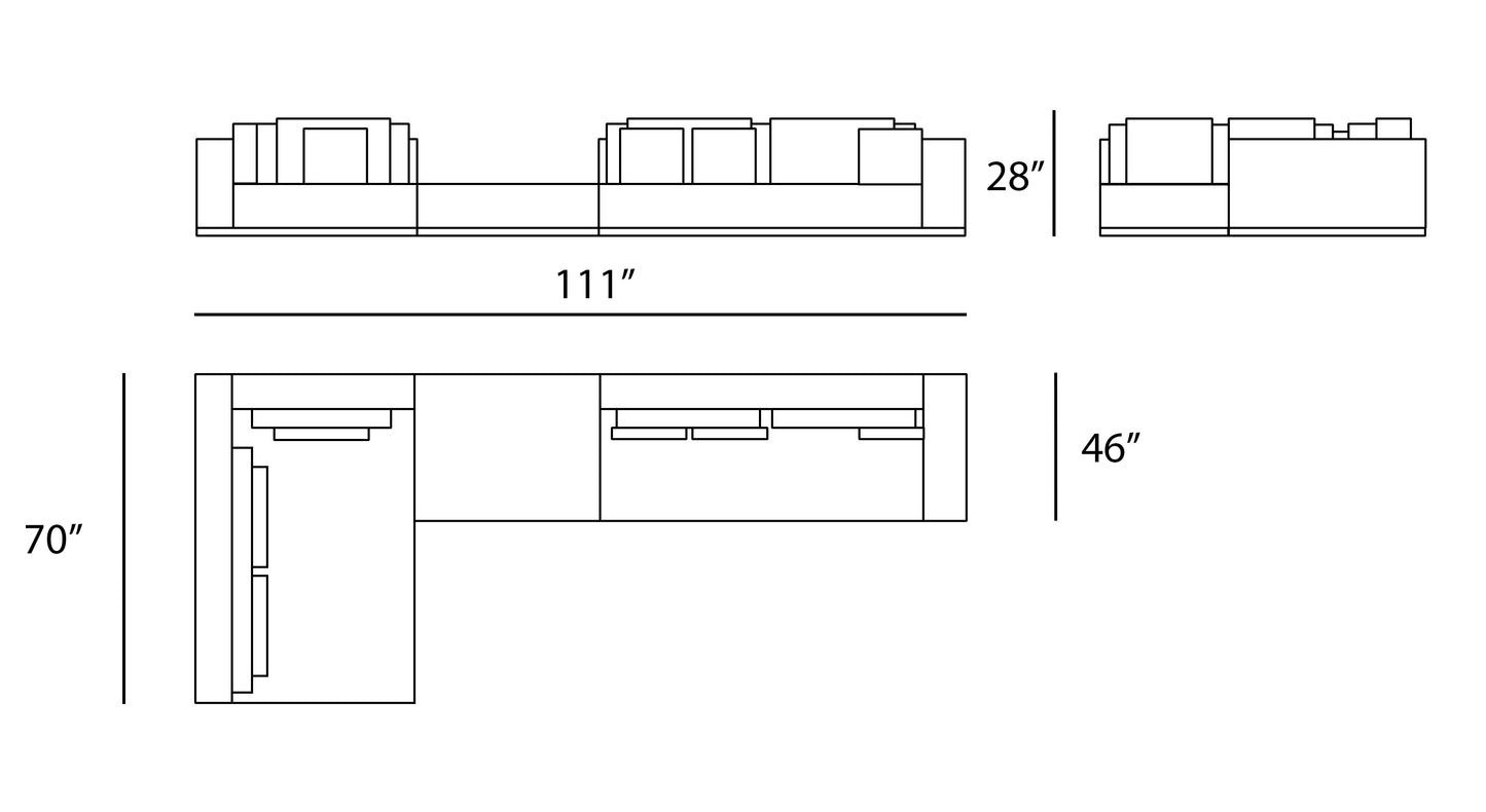 Sorento Sectional Small