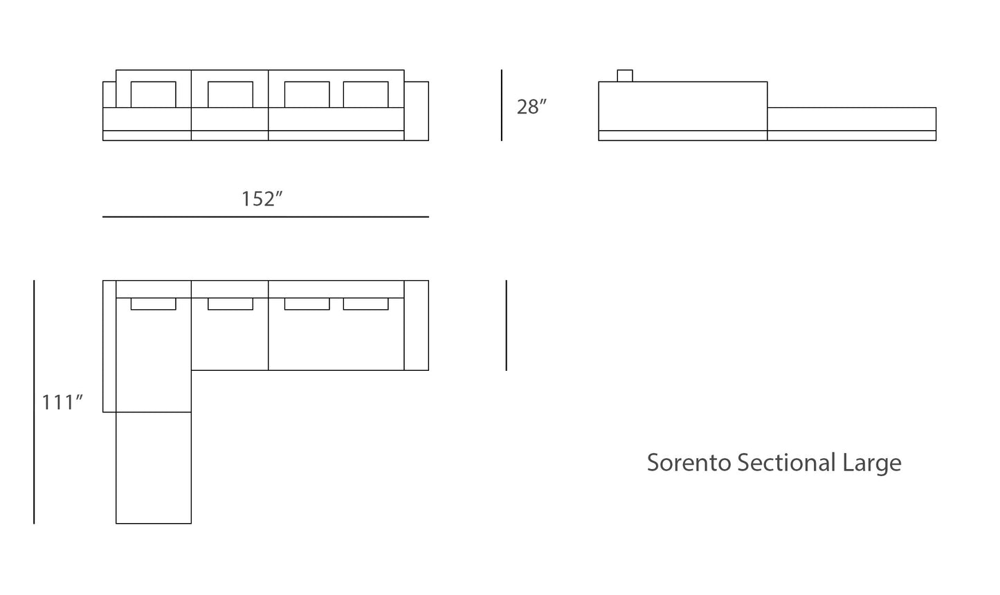 Sorento Sectional Large