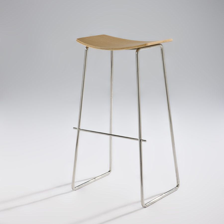 Tai Bar Stool Chrome