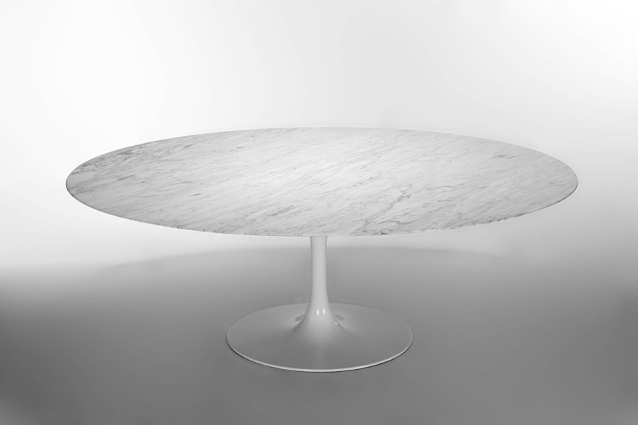Flor Oval Dining Table - Articial Marble