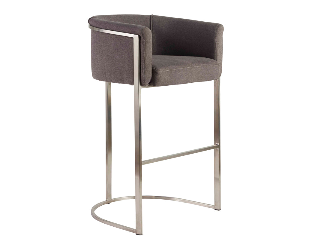 Brussels Gray Stool