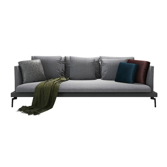 Slate three - seater sofa