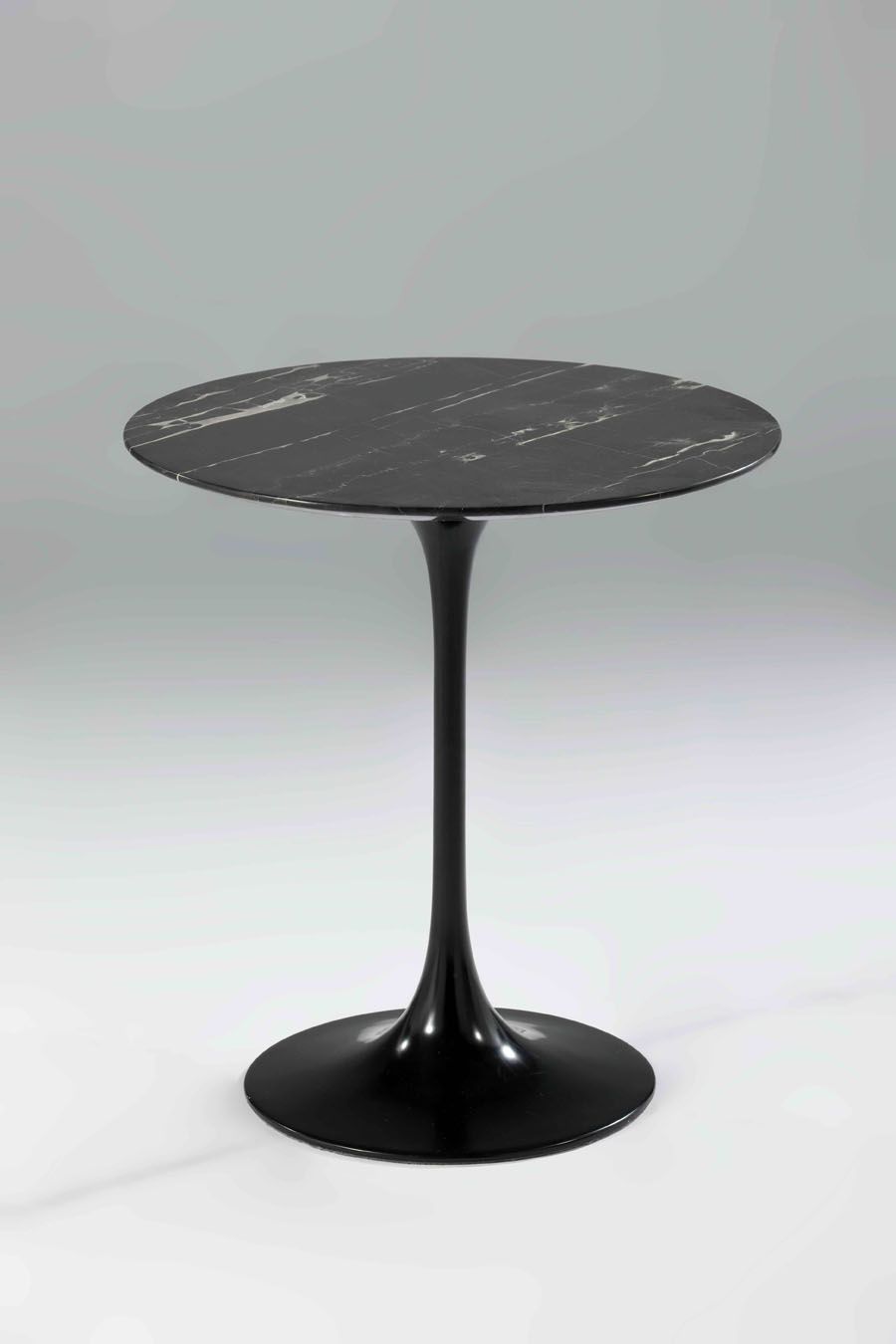 Flor Side Table - Marble Black