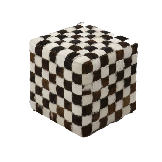 Cubic Ottoman - Cowhide