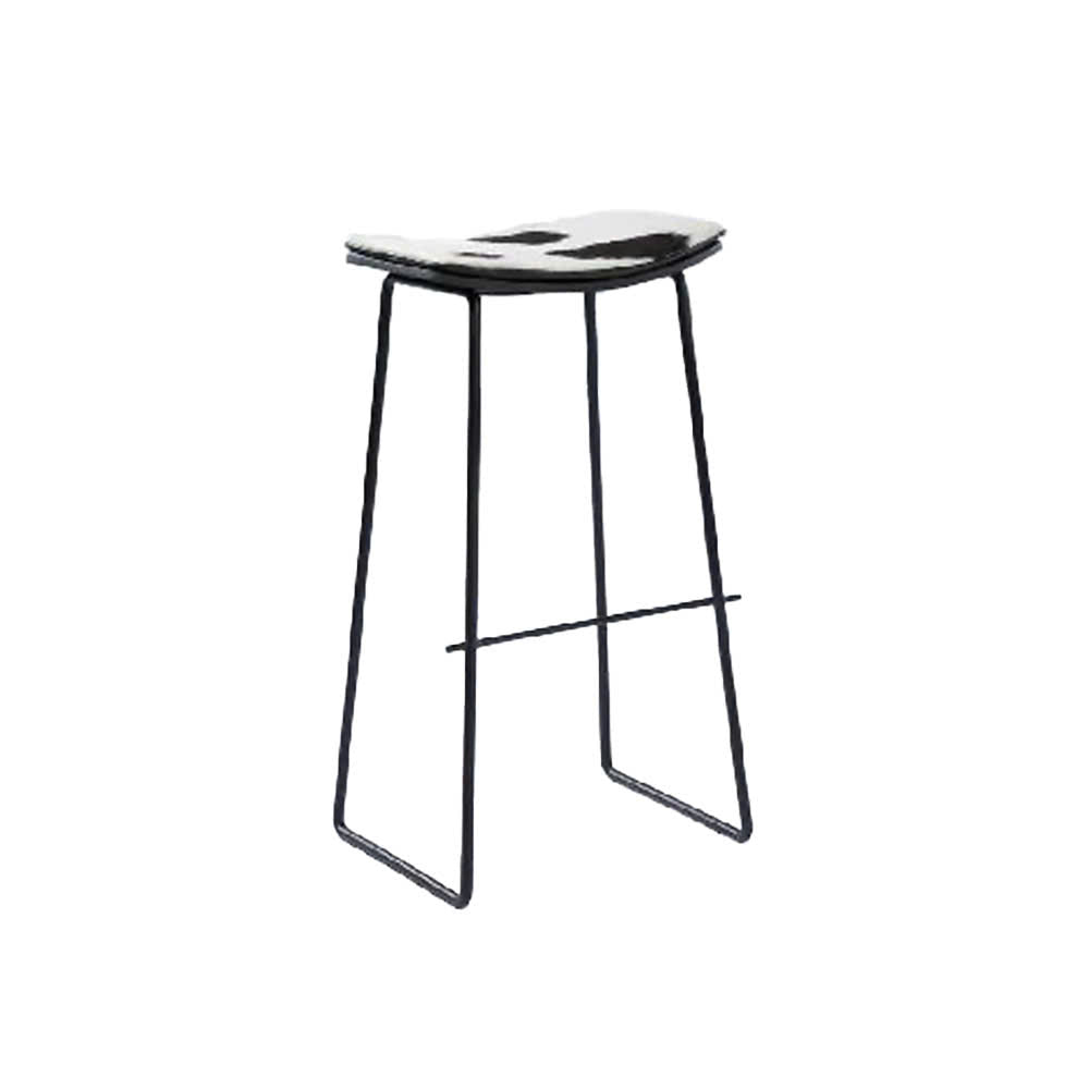 Tai Bar Stool Black- Cowhide