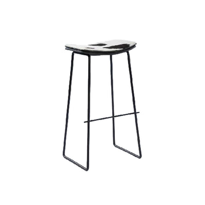 Tai Bar Stool Black- Cowhide