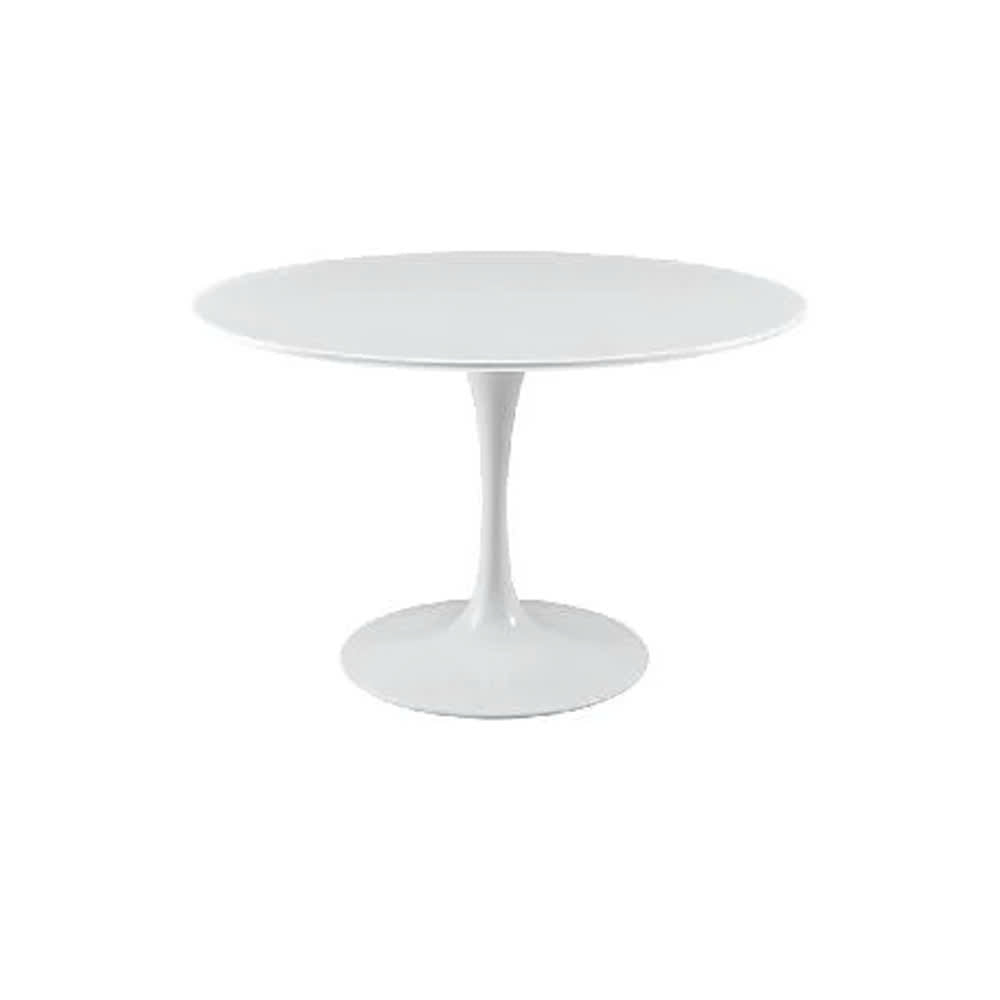 Flor Dining Round Table - White