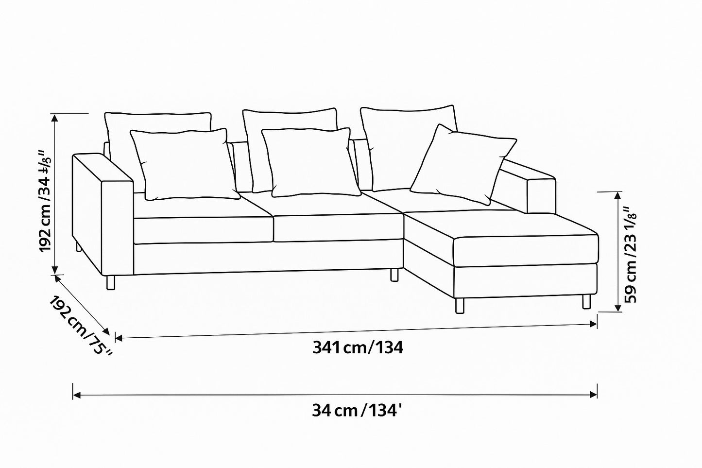 Cielo sectional