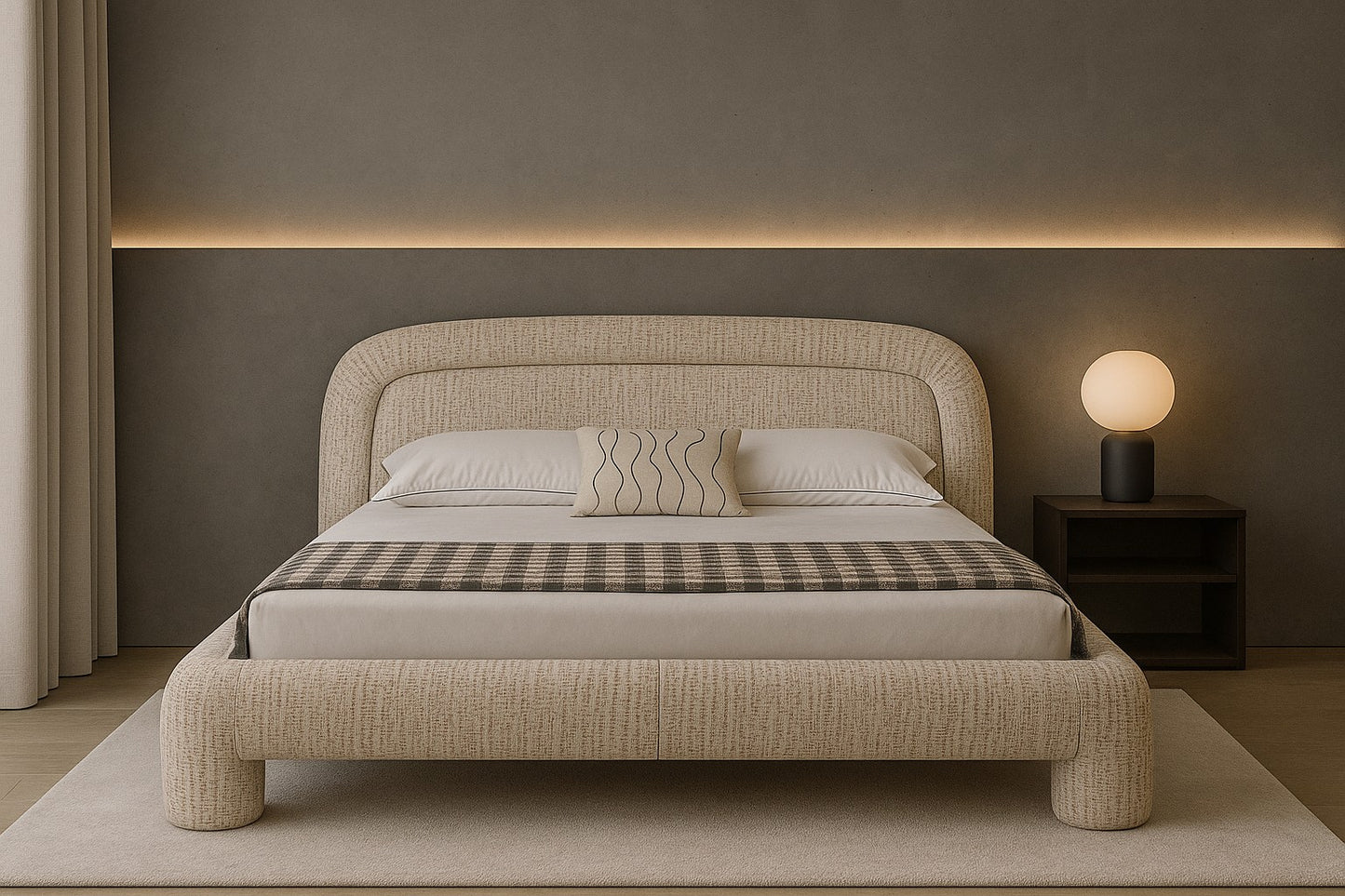 Sao Paolo- Luxury Upholstered Bed