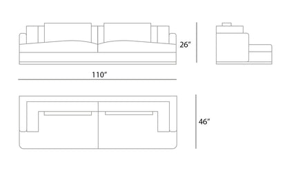 Salermo Compact Sofa