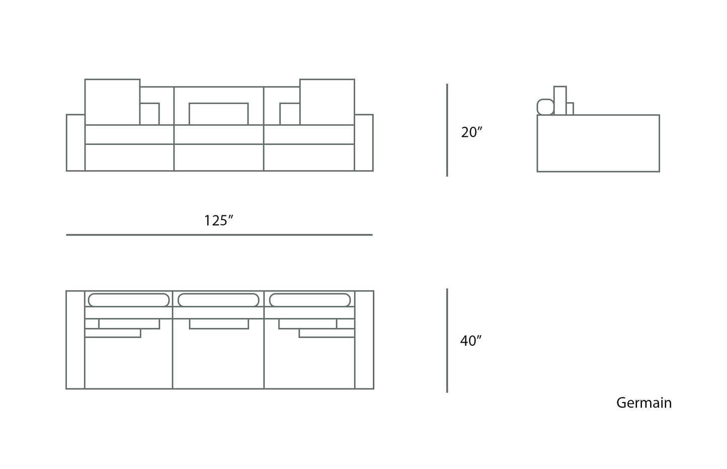 Germain-Custom Sofa