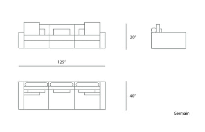 Germain-Custom Sofa