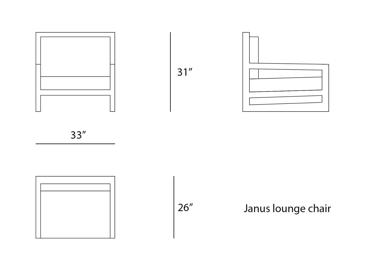 Janus lounge chair