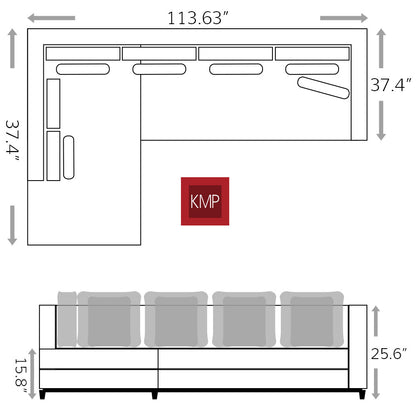 Caspian Sectional Sofa