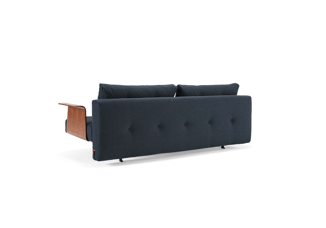 Recast Plus with Walnut Arms Sleeper Sofa