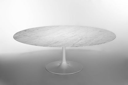 Flor Oval Dining Table - Articial Marble