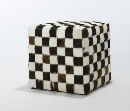 Cubic Ottoman - Cowhide