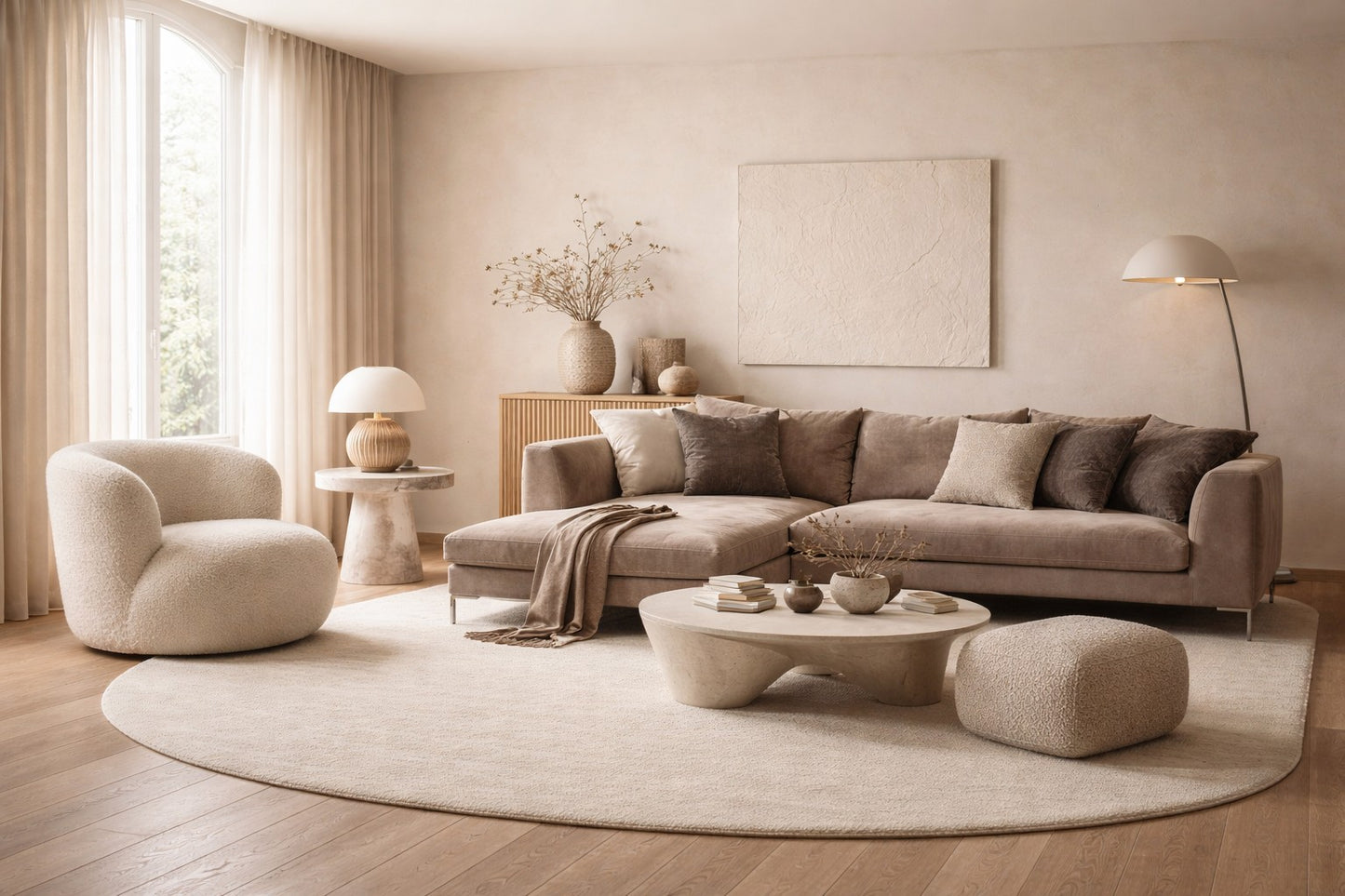 Bernard Sectional Sofa Wide Chaise