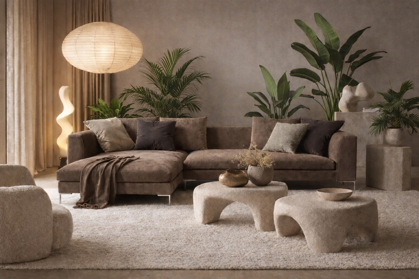 Bernard Sectional Sofa Wide Chaise