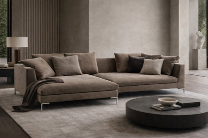 Bernard Sectional Sofa Wide Chaise