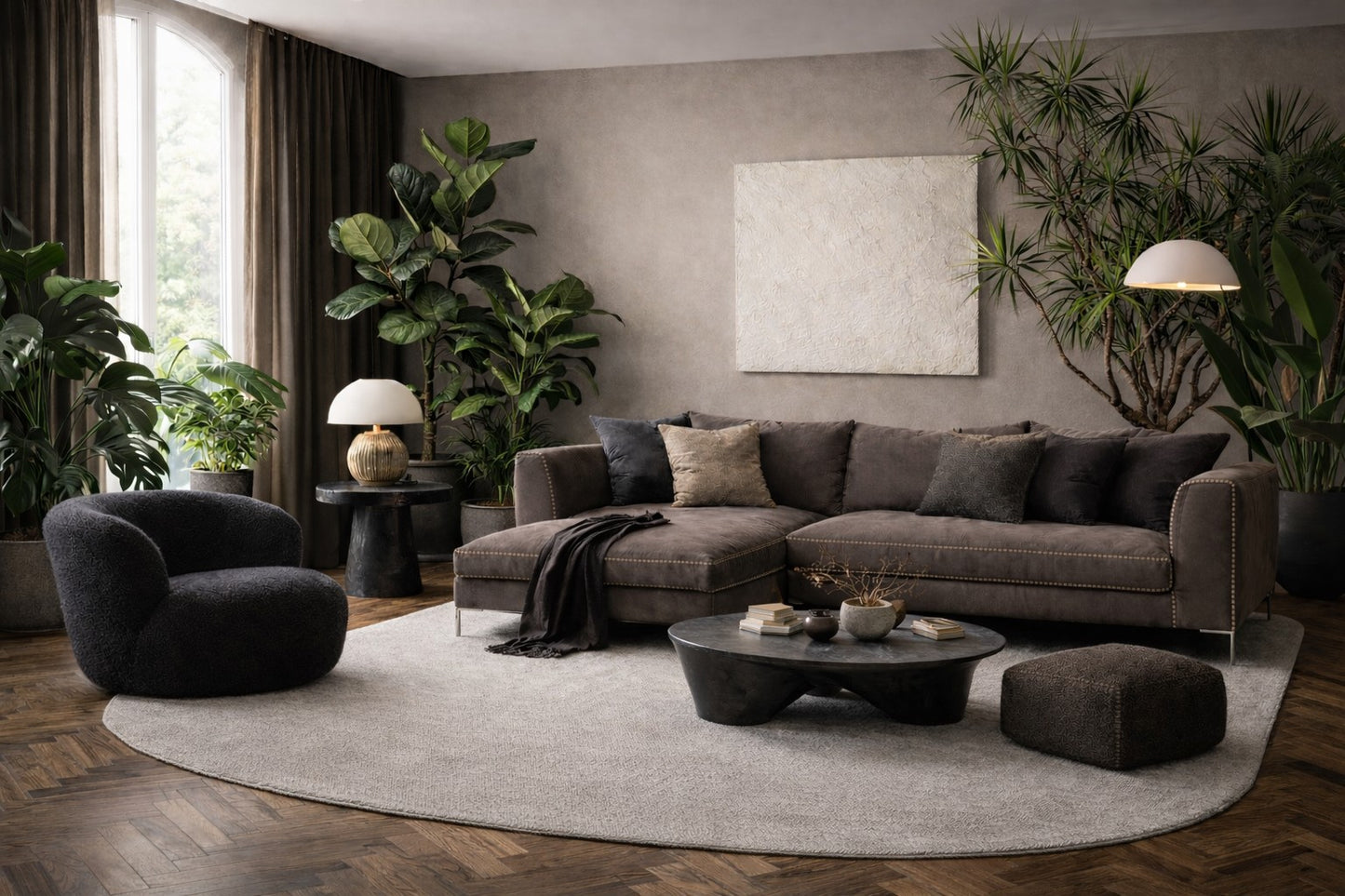 Bernard Sectional Sofa Wide Chaise