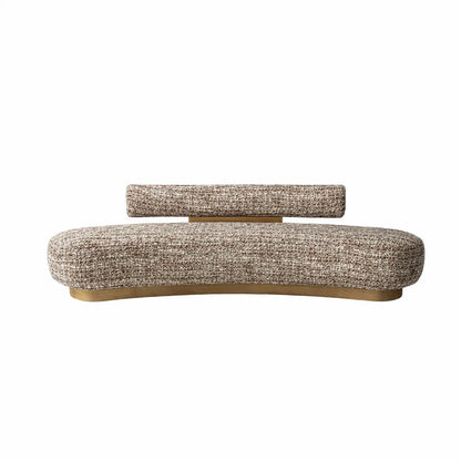 sculptural sofa design in burgundy - white