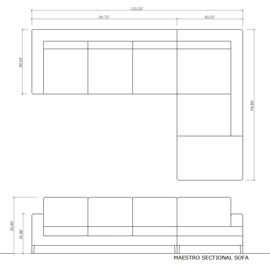 Maestro Sectional Sofa