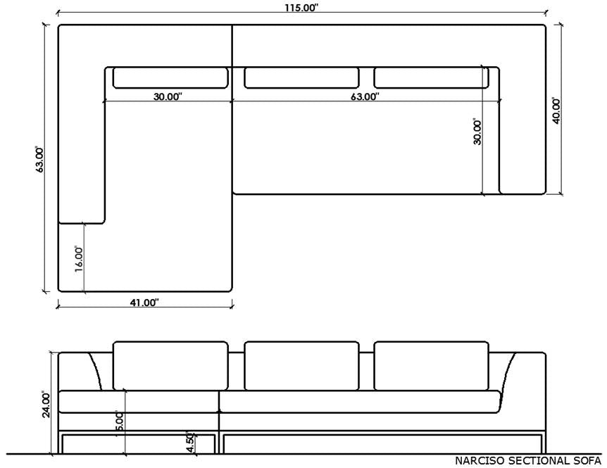 Narciso Sectional Sofa