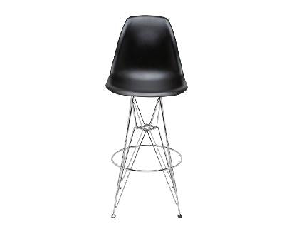 Otis Stainless Barstool Black