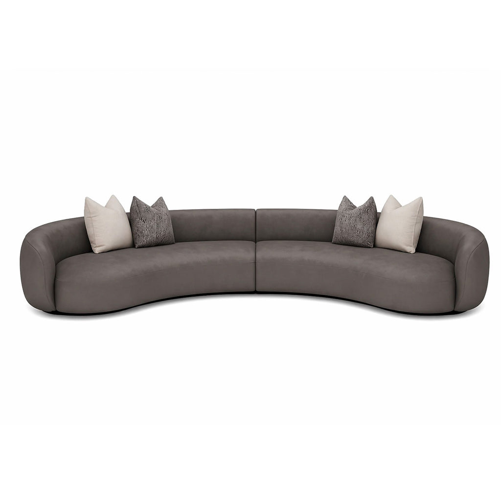 designer contemporary modular curved sofa Miami furniture store