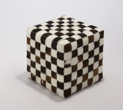 Cubic Ottoman - Cowhide