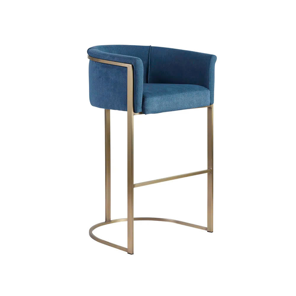 Brussels Blue Stool