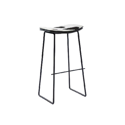 Tai Bar Stool Black- Cowhide