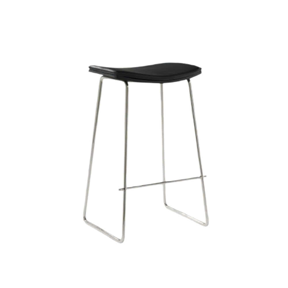 Tai Bar Stool Chrome - Leather