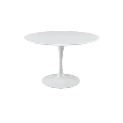 Flor Dining Round Table - White