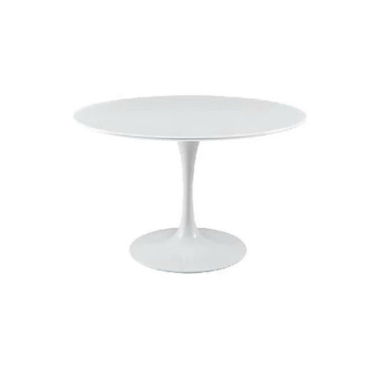 Flor Dining Round Table - White