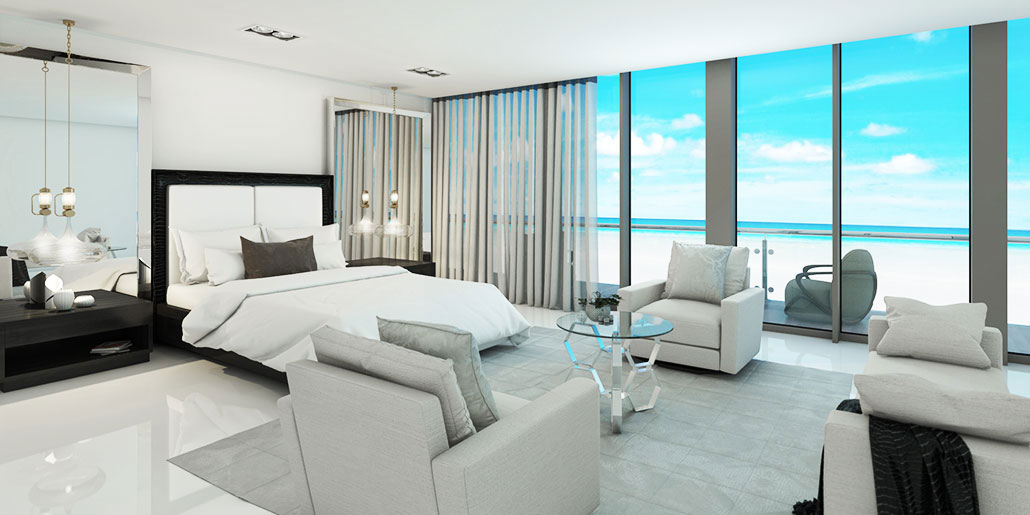 Modern White home decor modern furniture ocean front